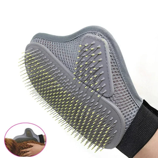 Pet Grooming Glove – Hair Removal & Bathing Brush for Dogs & Cats - BIG FRENCHIES