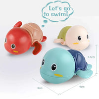Baby Bath Toy – Swimming Turtle & Whale Clockwork Water Toy - BIG FRENCHIES
