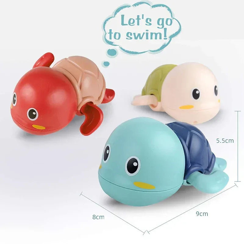 Baby Bath Toy – Swimming Turtle & Whale Clockwork Water Toy - BIG FRENCHIES