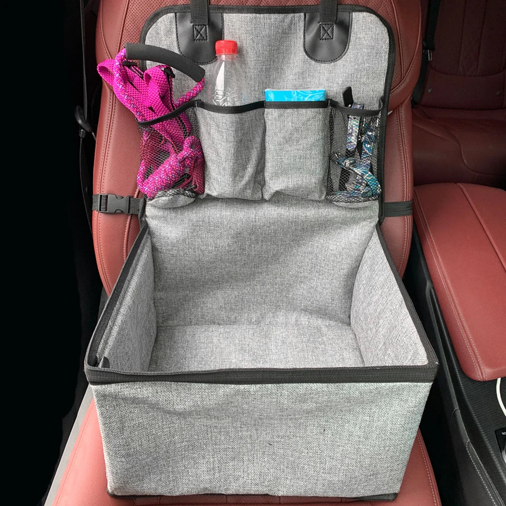 Dog Car Booster Seat – Front Seat Pet Carrier - BIG FRENCHIES