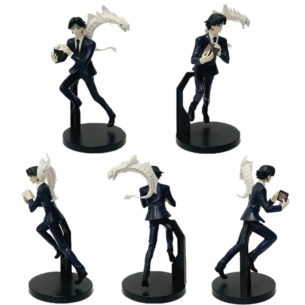 6 PCS Hunter X Hunter Figurines, Chrollo Killua Gon Hisoka Kurapika Illumi Action Figure PVC Statue