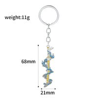Demon Slayer Sword Keychains, Anime Kimetsu no Yaiba Tomioka Weapon Key Chains Accessories