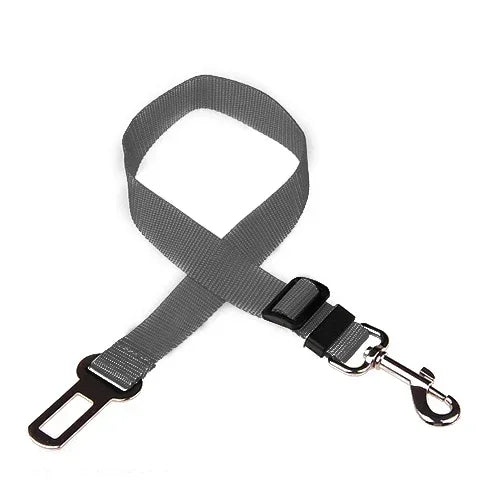 Pet Car Seat Belt Harness – Adjustable Safety Clip for Dogs & Cats - BIG FRENCHIES