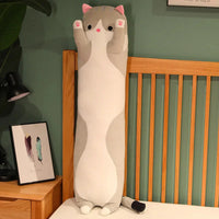 Long Cat Plush Toys - Soft Nap Pillow & Home Decor | 50-130cm Cute Gift for Kids & Girls