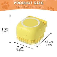Pet Bathing Brush with Shampoo Dispenser - BIG FRENCHIES