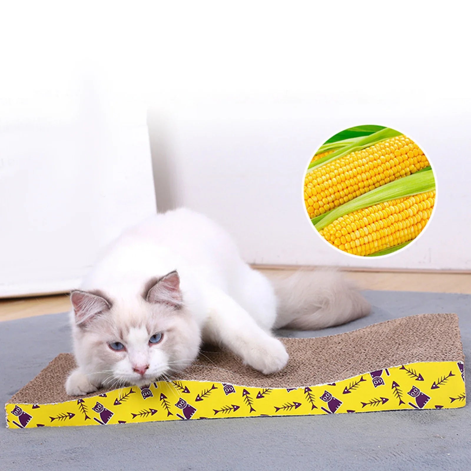 Cat Scratching Board Bed – Cardboard Scratch Pad & Nest for Cats - BIG FRENCHIES