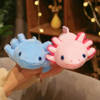 Kawaii Axolotl Plush Toy – Colorful Newt Stuffed Long Pillow - BIG FRENCHIES