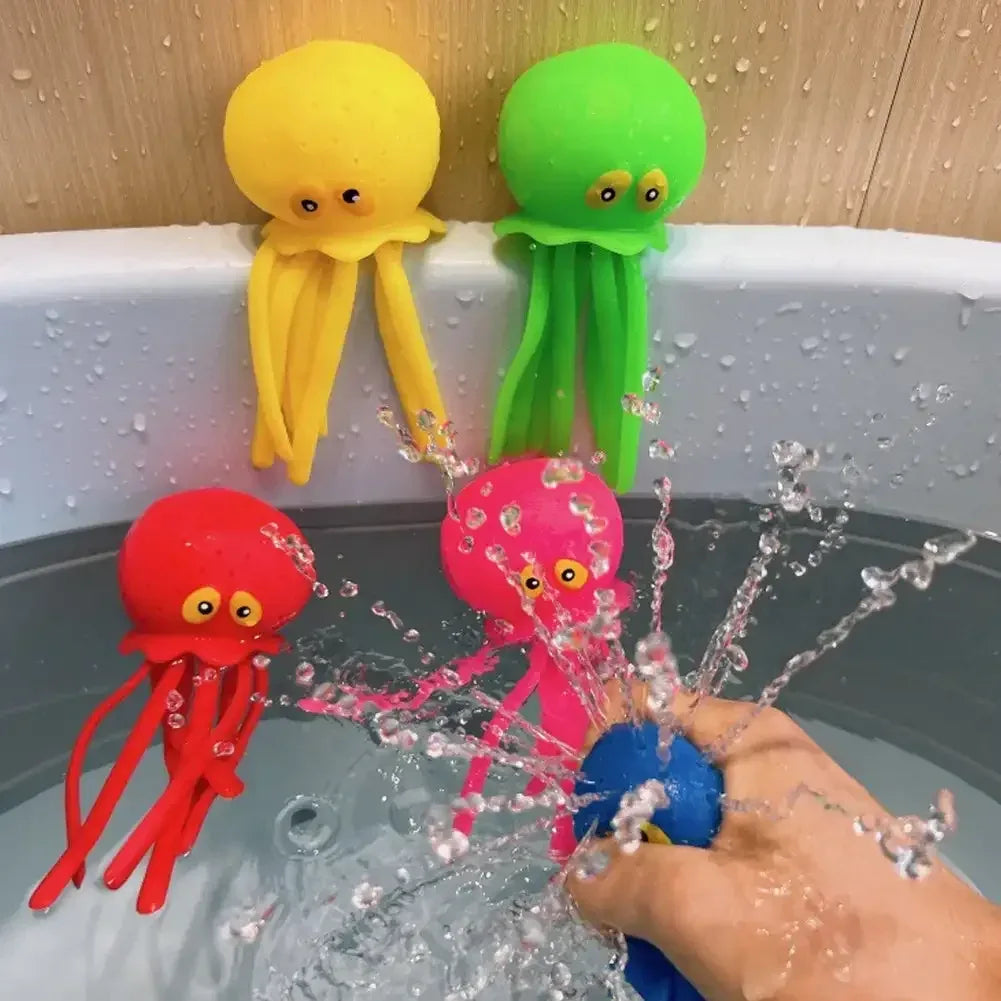 Baby Bath Toy Octopus – Sponge Water Squeeze & Summer Bath Fun - BIG FRENCHIES