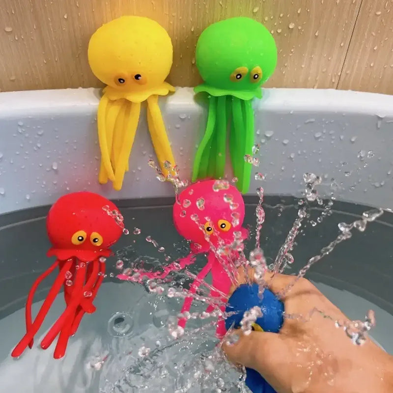 Baby Bath Toy Octopus – Sponge Water Squeeze & Summer Bath Fun - BIG FRENCHIES