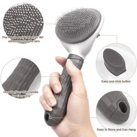 Self-Cleaning Pet Hair Removal Brush for Grooming - BIG FRENCHIES