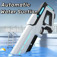 Electric Automatic Water Gun – Rechargeable High-Pressure Water Blaster for Kids & Adults, Portable Outdoor Beach Toy