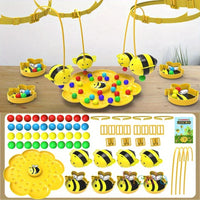 Little Bumblebee Fishing Puzzle Board Game - Interactive Educational Toy for Kids & Family Fun