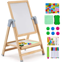 Magnetic Drawing Board Easel – Educational Art Toy for Kids - BIG FRENCHIES