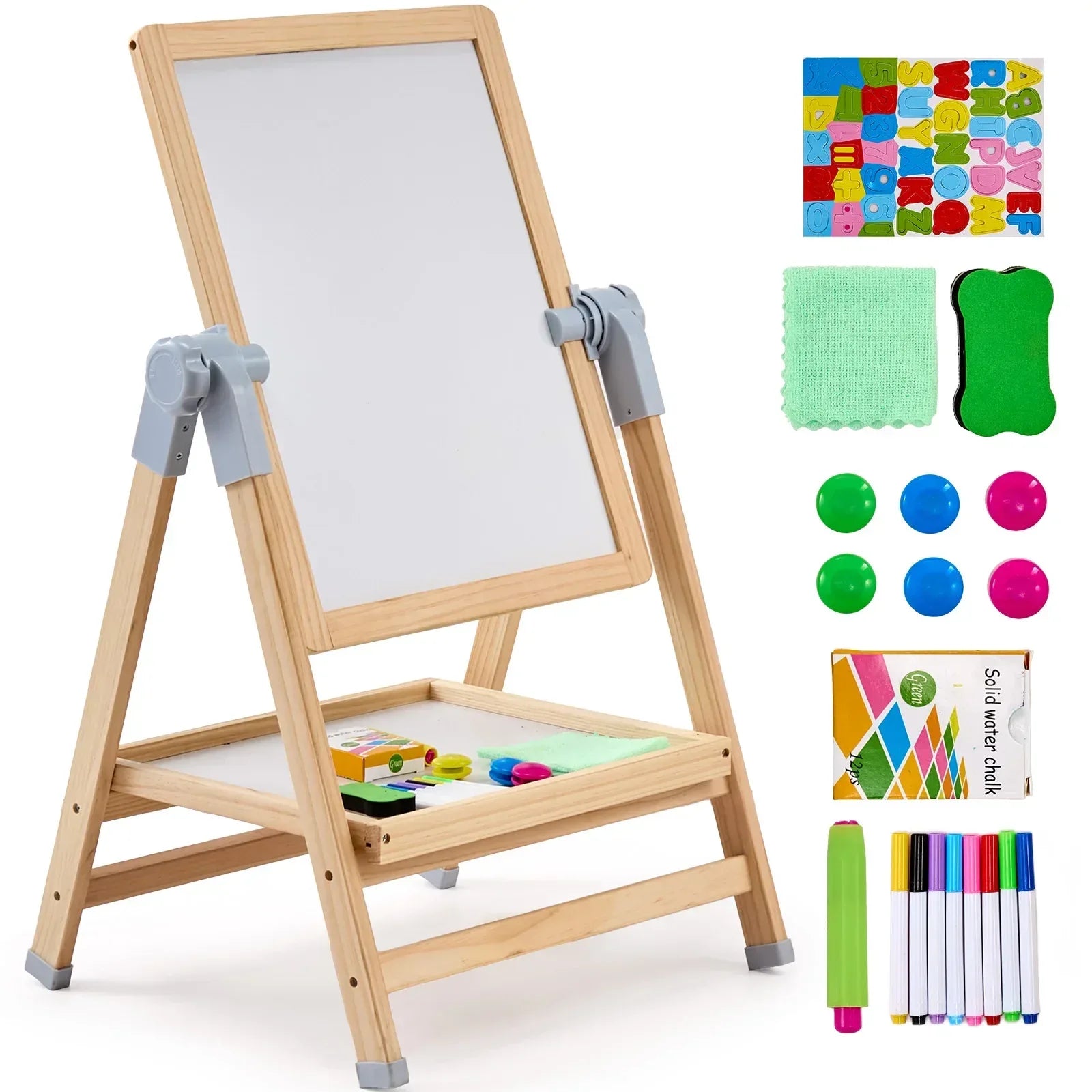 Magnetic Drawing Board Easel – Educational Art Toy for Kids - BIG FRENCHIES