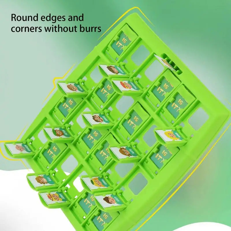 MEACAOFG Guess Who Am I Classic Board Game Memory Training Parent Child Leisure