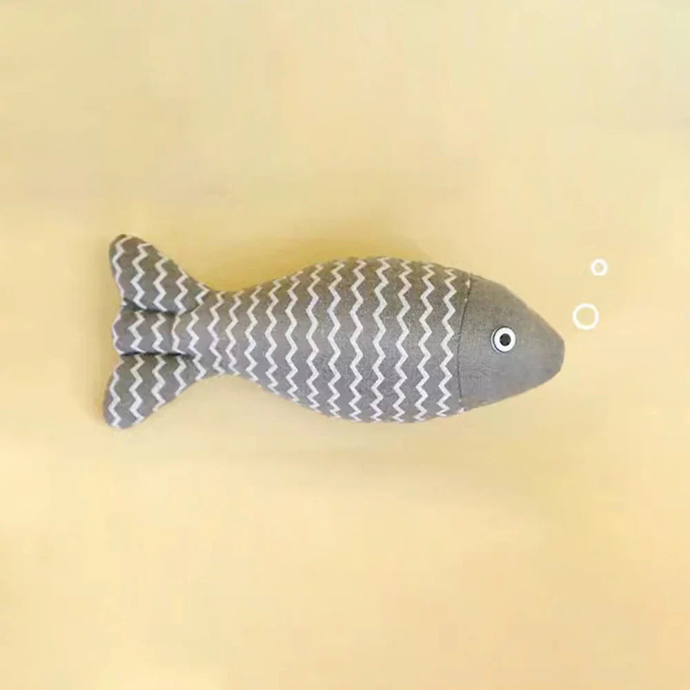 Catnip Fish Toy – Interactive Plush Simulation Fish for Cats & Kittens - BIG FRENCHIES