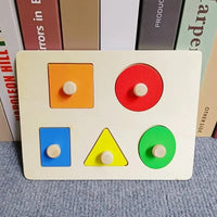 Montessori Wooden Building Blocks – Educational Color & Shape Toy - BIG FRENCHIES