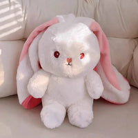 Cute Strawberry Carrot Rabbit Plush Toy – Soft Cuddly Bunny Doll - BIG FRENCHIES