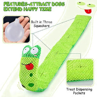 Dog Puzzle Feeder Plush Snail – Interactive Squeaky Chew Toy for Puppies & Dogs - BIG FRENCHIES