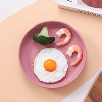 Color Kids Food Grade Silicone Baby Plate Anti-Slip Sucker Bowl