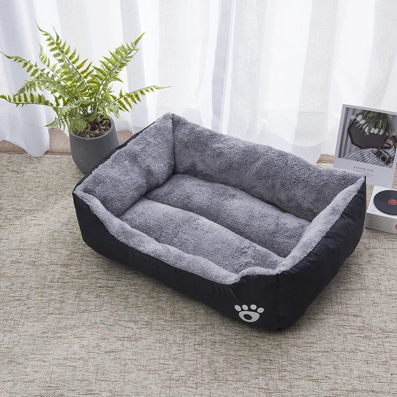 Color Square Winter Warm Pet Bed – Dog & Cat House - BIG FRENCHIES