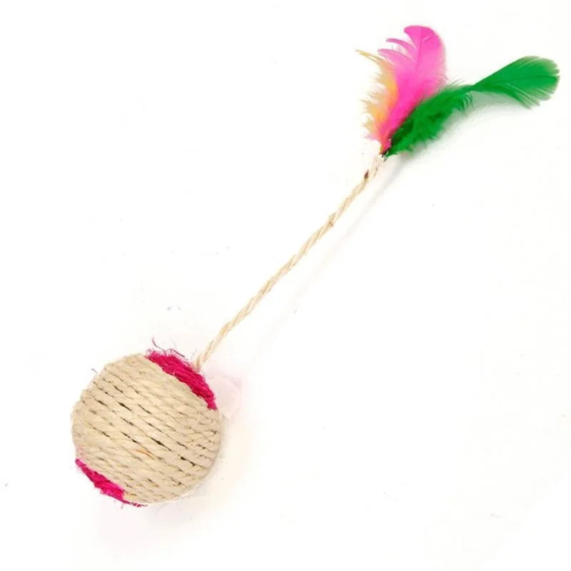 Durable Sisal Ball Cat Toy - BIG FRENCHIES