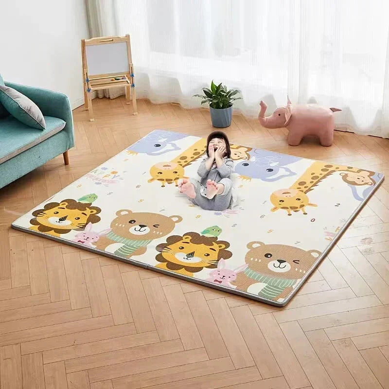 Non-Toxic Baby Crawling Play Mat | EPE Activity Gym Carpet