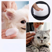 Gentle Pet Eye Wipes for Tear Stains 130 Pcs - BIG FRENCHIES