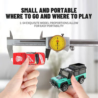 6601Green RC Car MINI Alloy 1/64 Remote Control Toy for Kids - BIG FRENCHIES