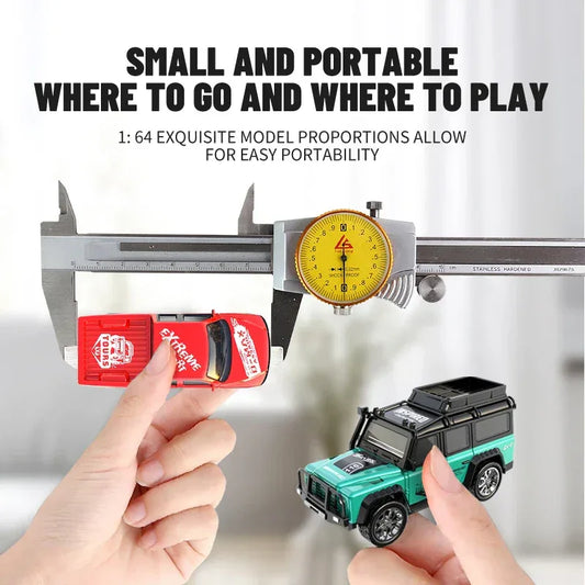 6601Green RC Car MINI Alloy 1/64 Remote Control Toy for Kids - BIG FRENCHIES
