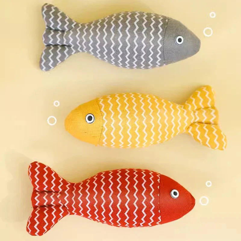 Catnip Fish Toy – Interactive Plush Simulation Fish for Cats & Kittens - BIG FRENCHIES