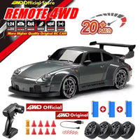 4WD Remote Control Drift Car - 1:24 Scale High-Speed Racing Car, 2.4G Radio, 20KM/H Mini RC Car for Boys & Teens