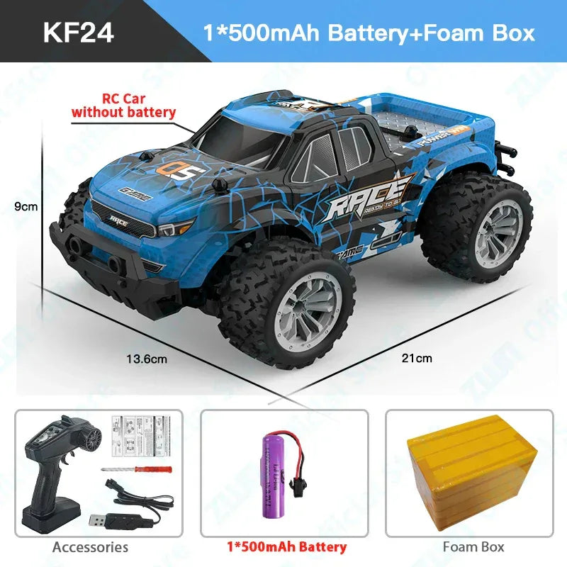 ZWN 1:16/1:20 RC Car 2WD Off-Road Remote Control Car with LED Light - BIG FRENCHIES