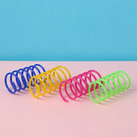 Colorful Cat Spring Toys – Durable Coil Play for Kittens - BIG FRENCHIES