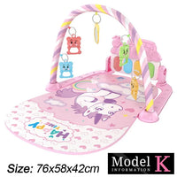 Baby Fitness Play Gym with Music & Piano Mat