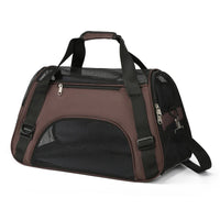 Portable Cat & Dog Carrier Bag – Foldable Breathable Travel Handbag - BIG FRENCHIES