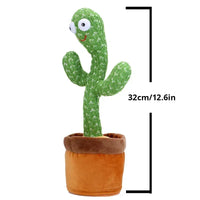 Dancing Cactus Toy – Talking, Singing, Wriggling Plush Interactive Toy - BIG FRENCHIES