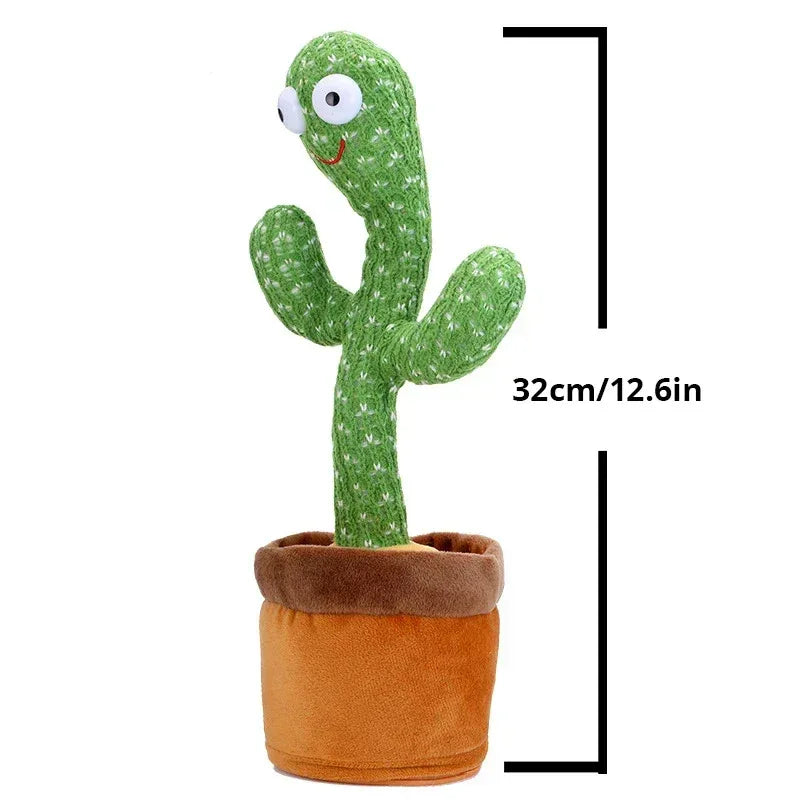 Dancing Cactus Toy – Talking, Singing, Wriggling Plush Interactive Toy - BIG FRENCHIES