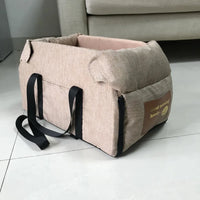 Dog Car Seat Bed & Portable Carrier for Small Pets - BIG FRENCHIES