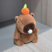 Cute Capybara Plush Toy – Hoodie with Wings Stuffed Animal Doll