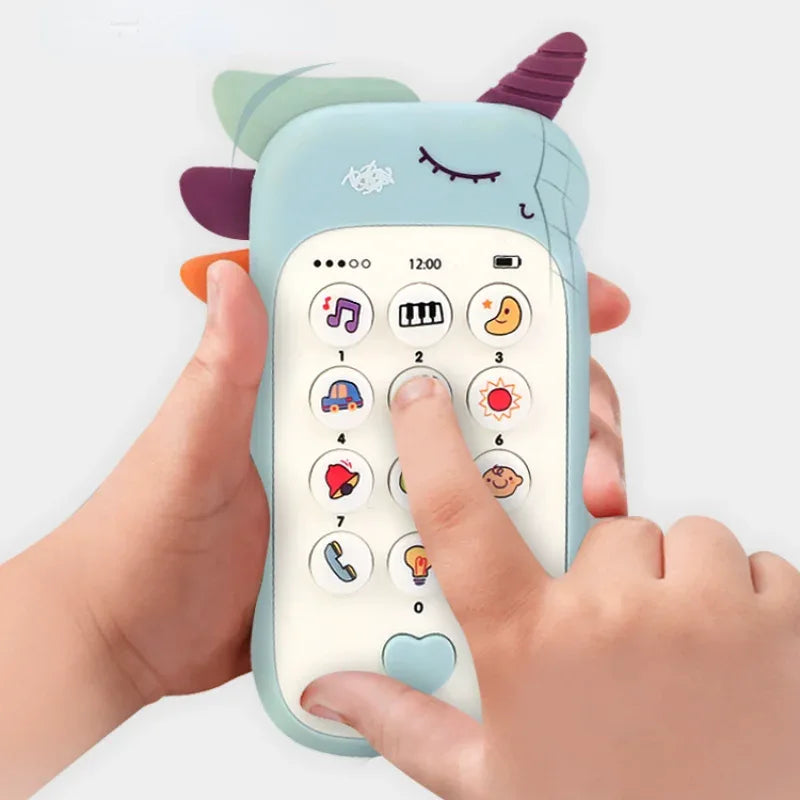 Baby Phone Toy – Musical Sound Telephone with Teether for Infants - BIG FRENCHIES