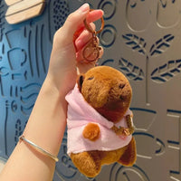 Cute Capybara Plush Toy Hoodie – Small Winged Stuffed Doll for Kids