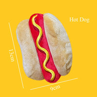 Plush Dog Toys – Squeaky Ice Cream, Fries & Hamburger Set - BIG FRENCHIES