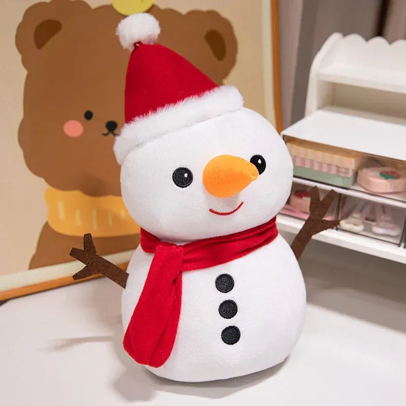 Cute Christmas Plush Toys – Santa, Elk, Snowman & Gingerbread Doll - BIG FRENCHIES