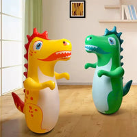 Inflatable Dinosaur Punching Bag Tumbler Kids Boxing Toy - BIG FRENCHIES
