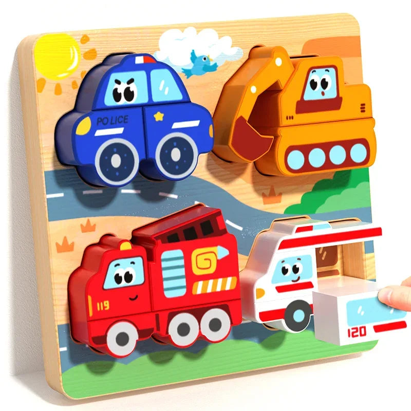 Montessori Wooden Building Blocks – Educational Color & Shape Toy - BIG FRENCHIES