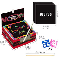 Rainbow Reveal Craft Kit for Kids | Wooden Stylus Scratch Art Set - BIG FRENCHIES