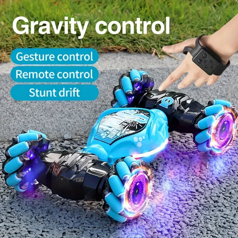 4WD RC Drift Car With LED Lights & Music 360° Stunt Climbing Toy - BIG FRENCHIES