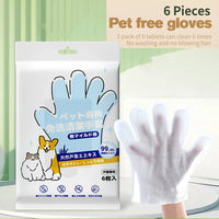 No-Rinse Cat Bath Wipes For Stress-Free Cleaning - 6Pcs - BIG FRENCHIES