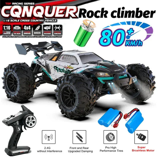 4WD Remote Control Car High-Speed 50-80KM/H Off-Road Buggy Truck - BIG FRENCHIES